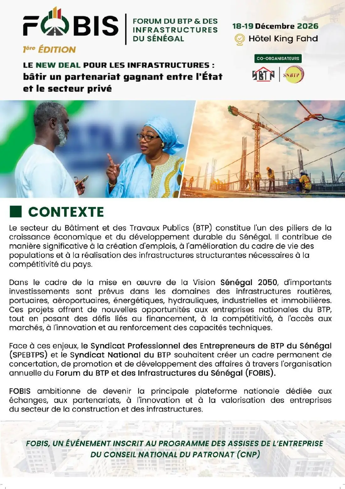Brochure du FOBIS 2026, page 2 sur 14