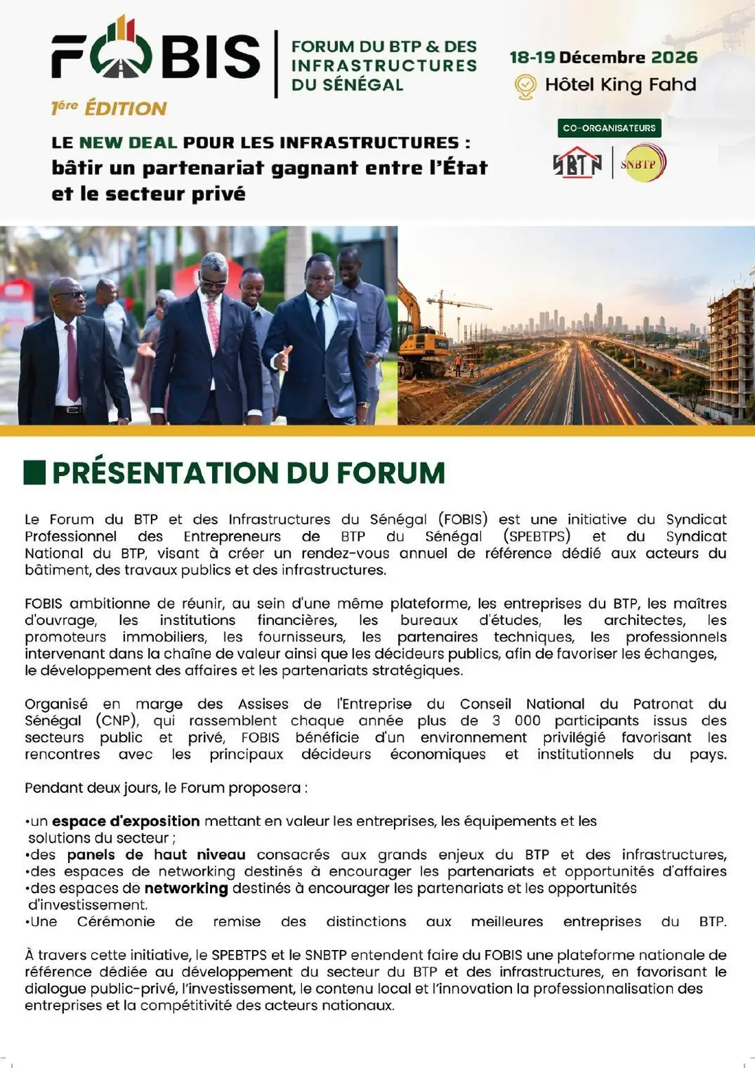 Brochure du FOBIS 2026, page 3 sur 14